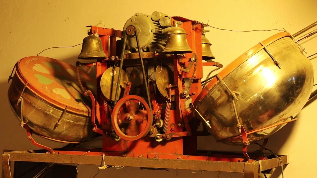 Automatic Electric Temple Bell and Drum