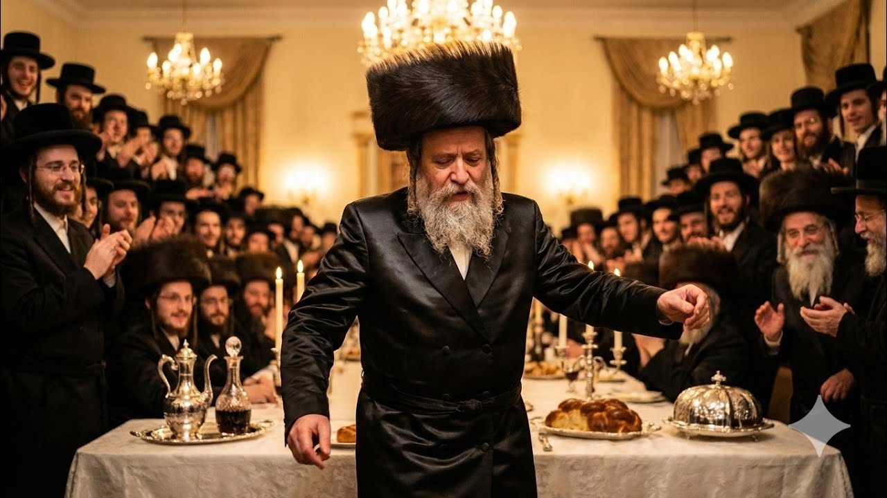 תיעוד מטלטל: אש קודש בפורים אצל הרבי מקאסוב זצוק