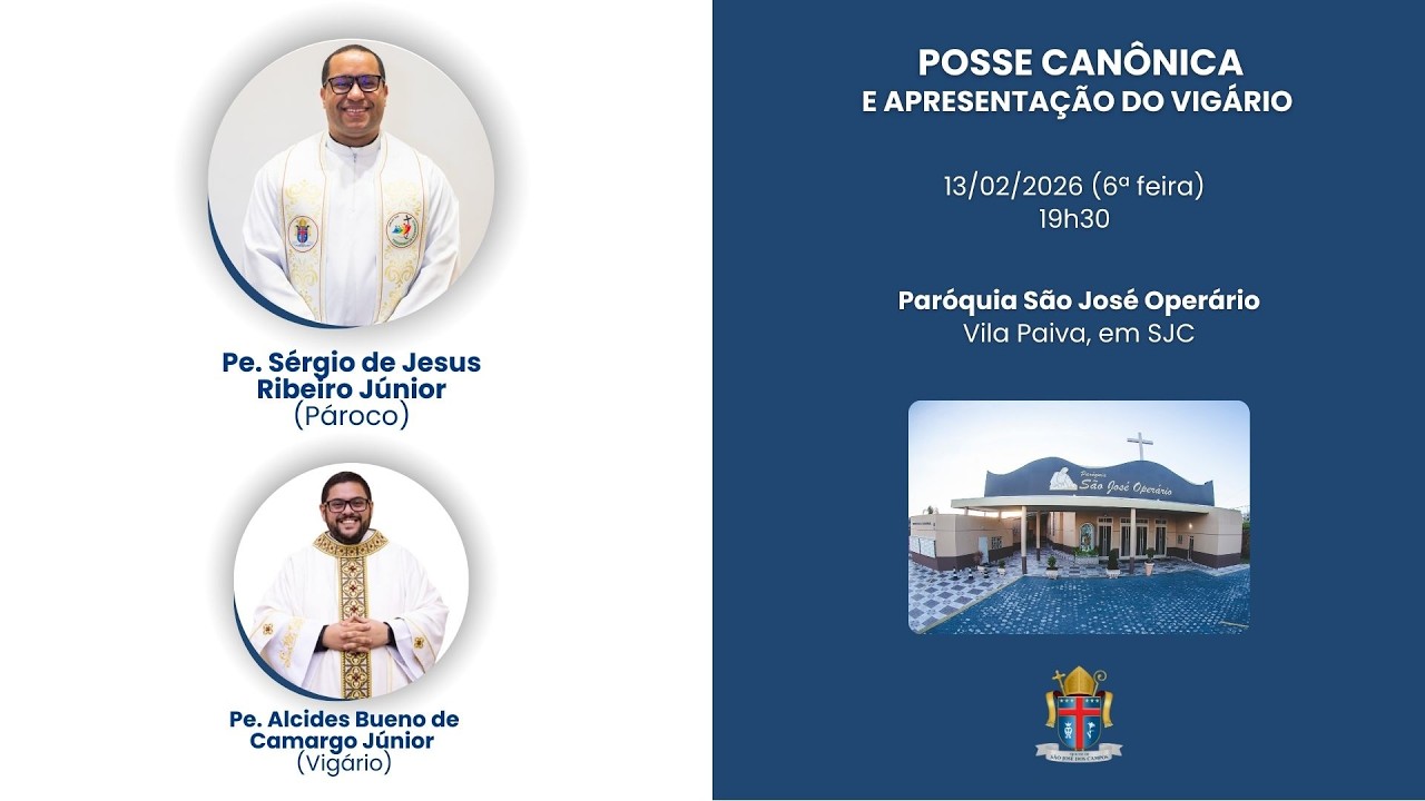 MISSA DE POSSE CANÔNICA - PE. SÉRGIO JUNIOR | PARÓQUIA SÃO JOSÉ OPERÁRIO - VILA PAIVA
