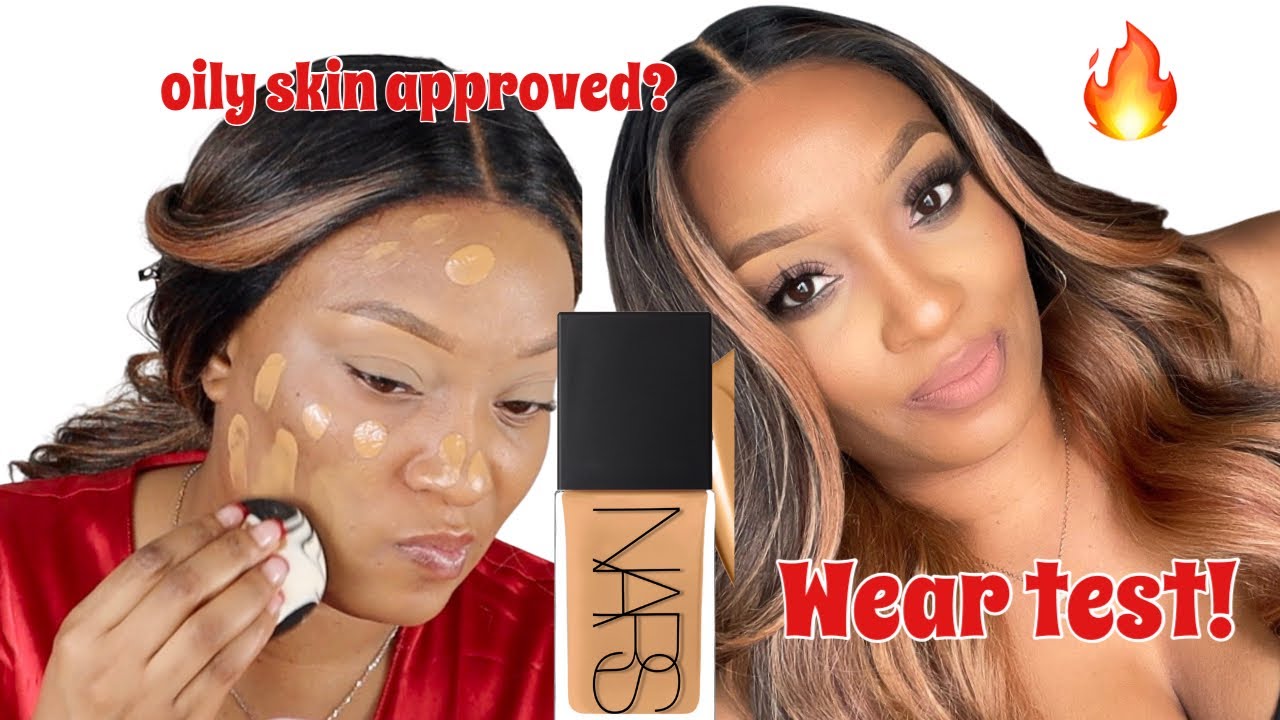 NARS LIGHT REFLECTING FOUNDATION |WEAR TEST|  WITH PICS