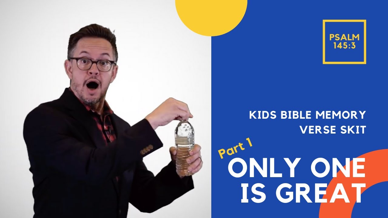 Only One is Great (Part 1) | Psalm 145:3 | Kids Bible Memory Verse Skit