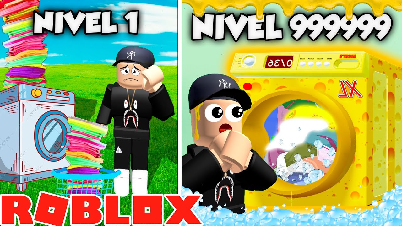 Consigo la Lavadora XL Gigante 🧼🧺👔 Ultra Poderosa en Laundry Simulator Roblox