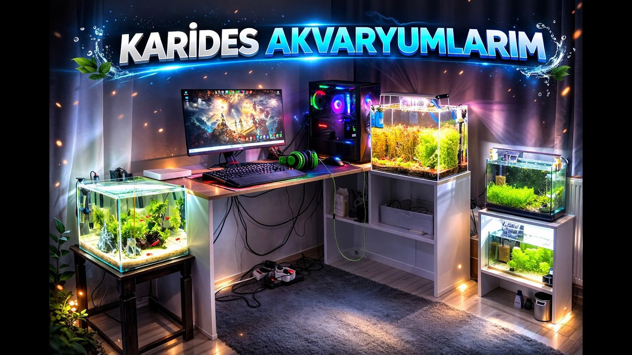 Karides ve Balık Akvaryumlarım | Hobi Köşem