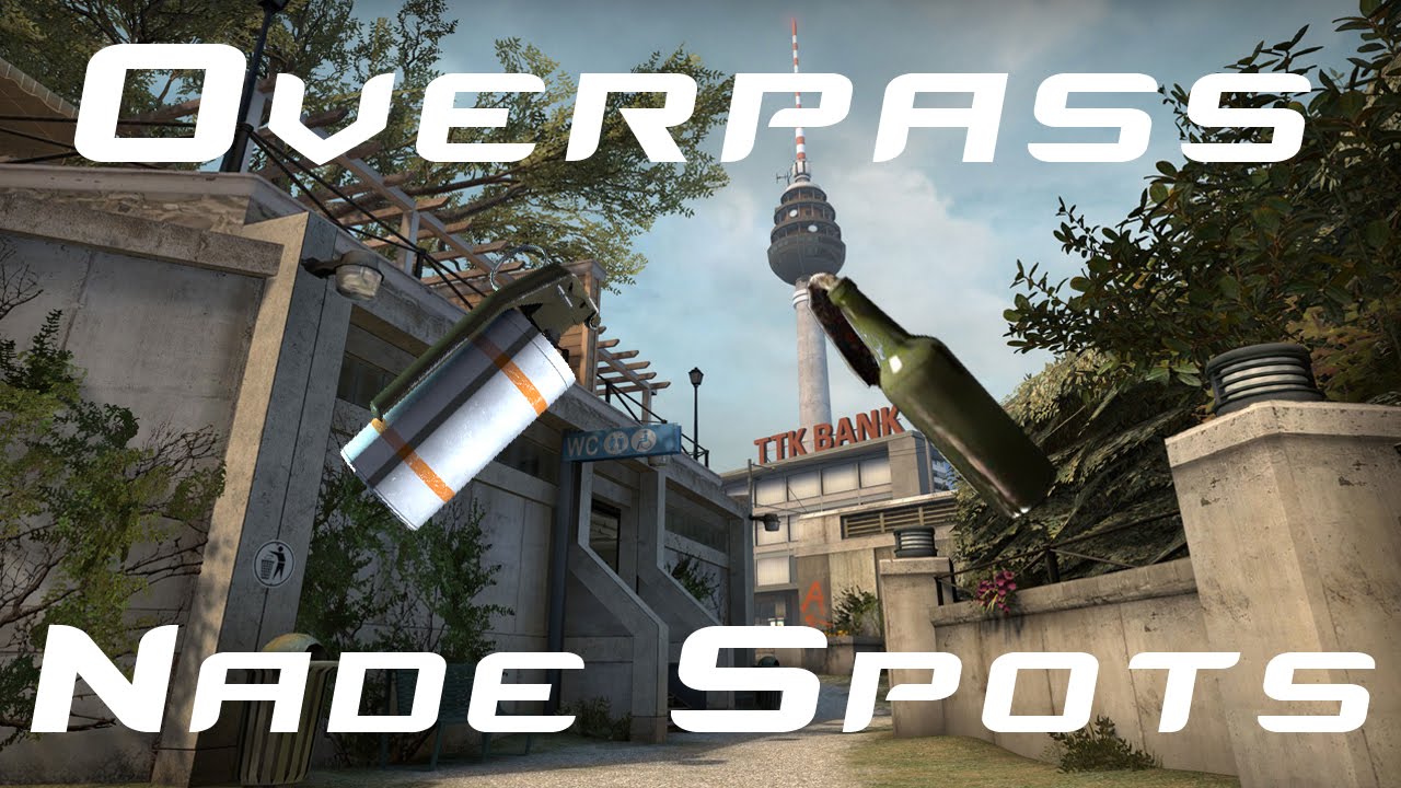 CS:GO | Smokes and Molotovs for Overpass