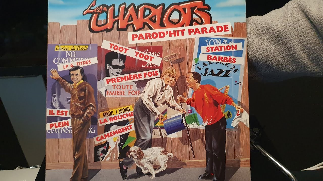 Les Charlots : Toot toot première fois album vinyl 33 tours Parod'hit parade 1986