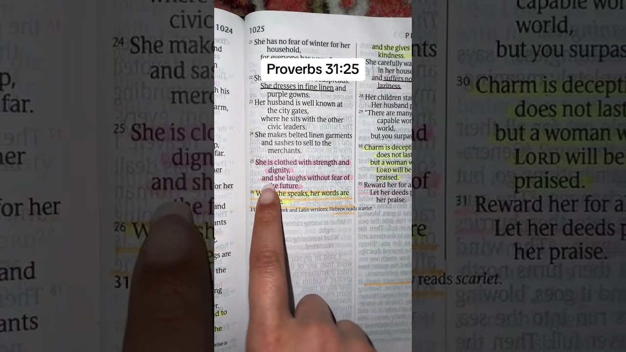 A Virtuous Woman | Proverbs 31:25  #bible #bibileverse #psalm91 #psalms91 #psalm23