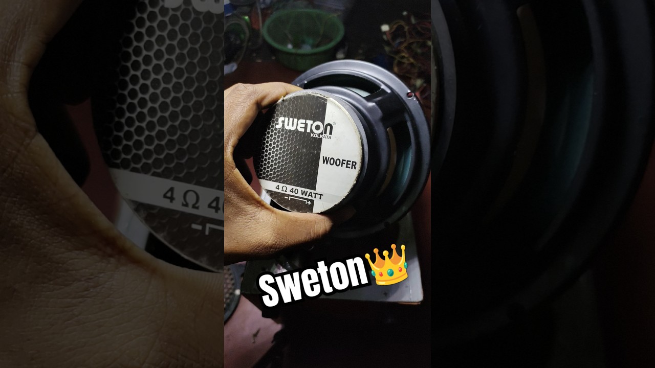 Sweton 6 inch woofer Bass test 