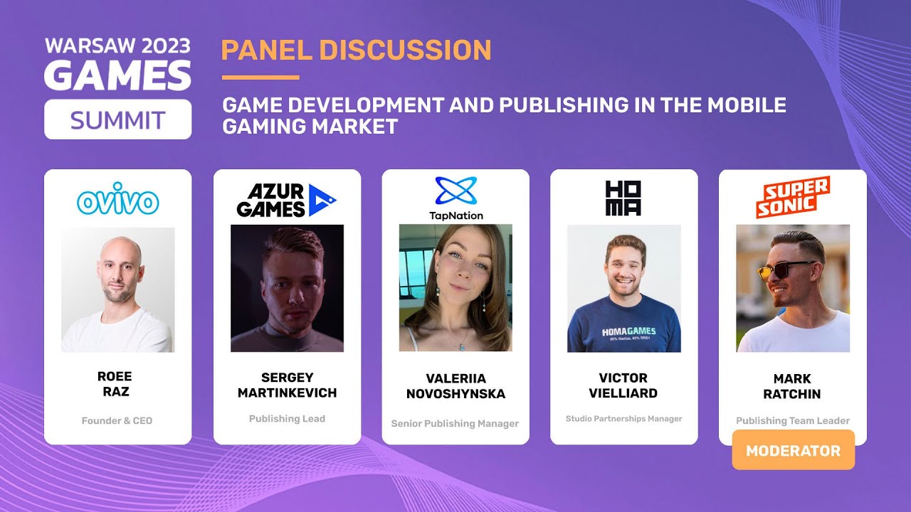 Game development and publishing in the mobile gaming market