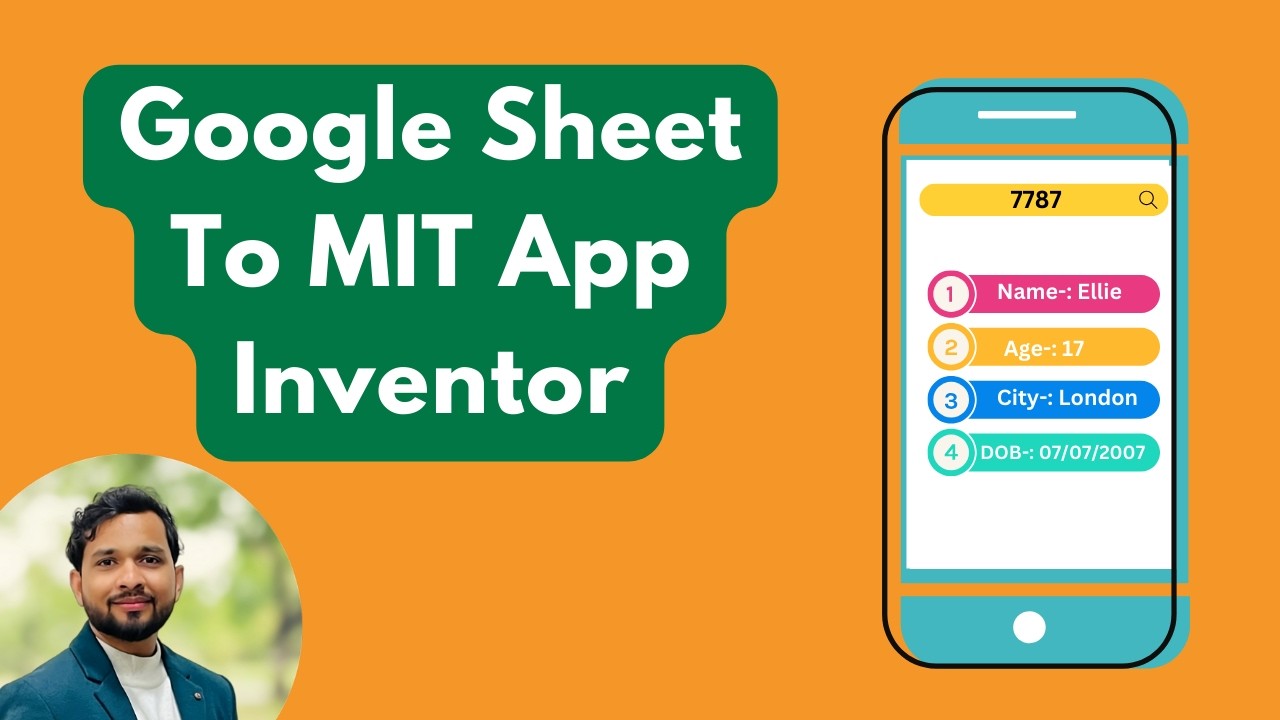Как получить данные по идентификатору из Google Sheets в MIT App Inventor 2 | Учебник 2024 г.