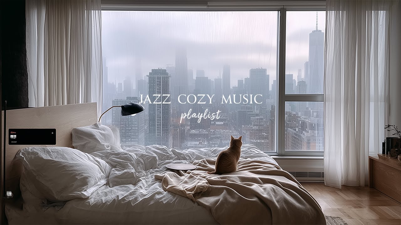 [playlist] 흐린 오후의 카페, 창밖으로 스며드는 낭만 | Soft Jazz Mix