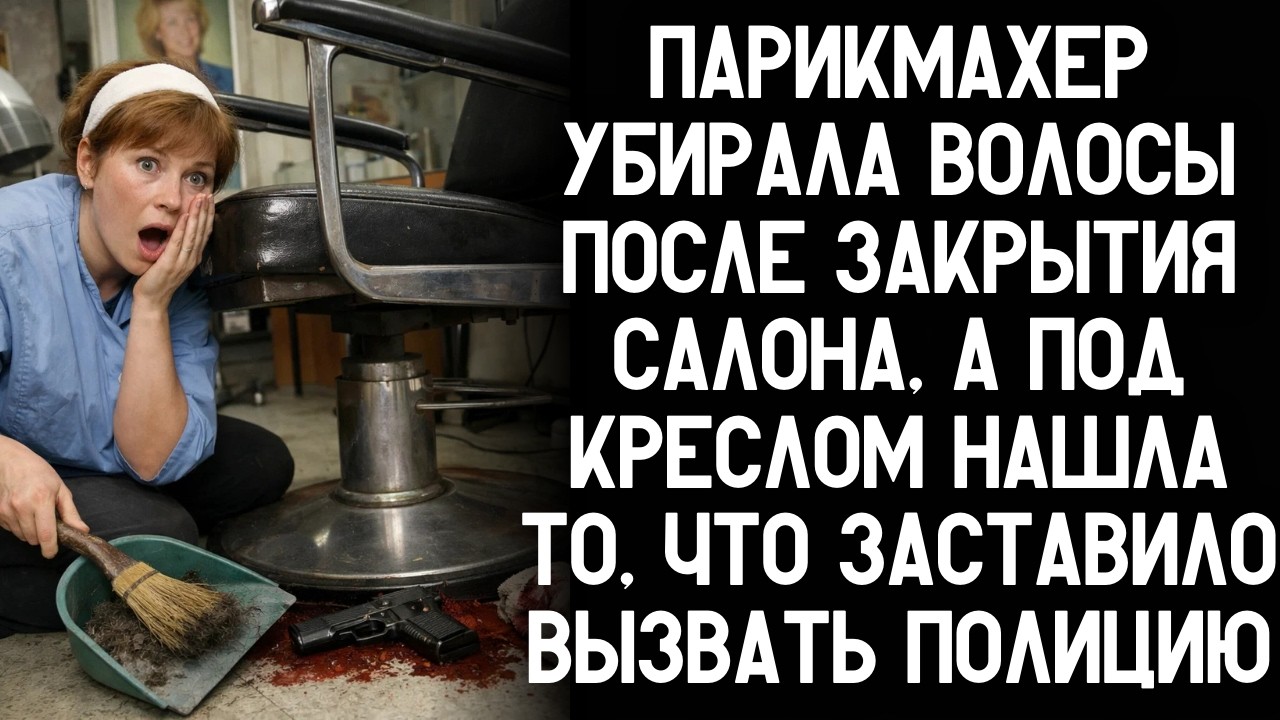 Парикмахер убирала волосы после закрытия салона, а под креслом нашла то, от чего потеряла дар речи!