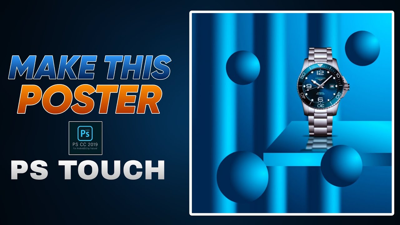 Creative Product Advertising Poster Design by PS TOUCH