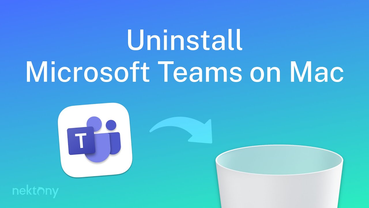 How to uninstall Microsoft Teams from Mac