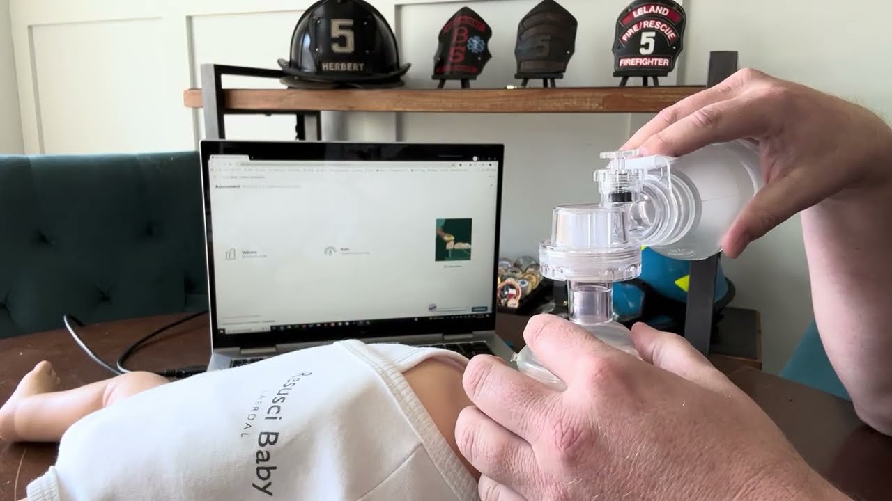 CPR Training: Infant Rescue Breaths