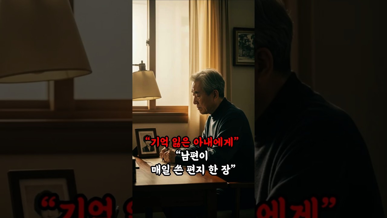 치매 아내에게 매일 편지를 쓴 남편의 사연#시니어 #시니어사연 #사연 #50代 #60代 #70代#드라마사연
