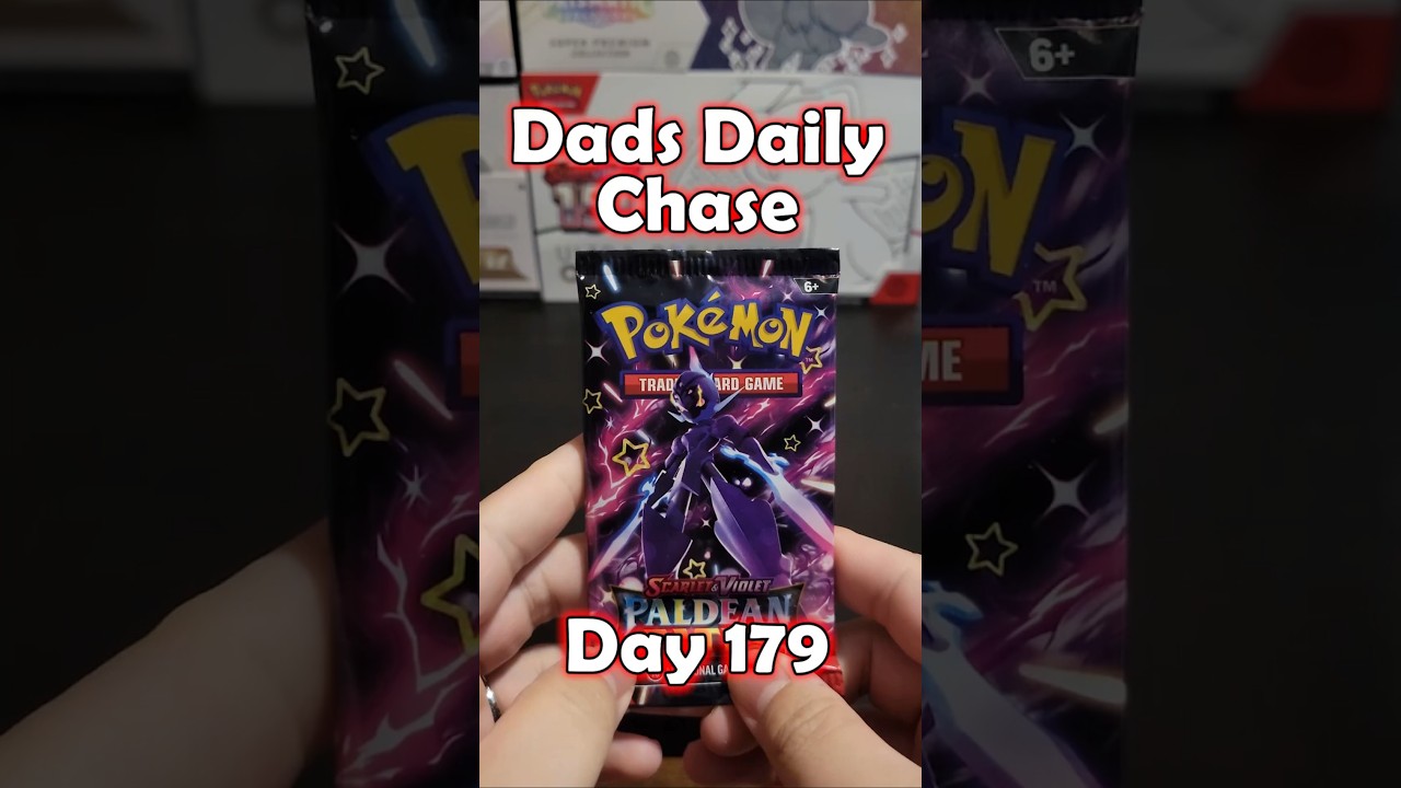 Paldean Fates Pack Opening! Dad's Daily Chase - Day 179!