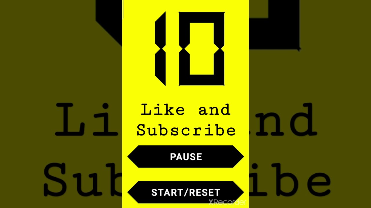 10 second timer | Mobile Desktop Tablet Online Countdown | Ten Second Clock | Digital