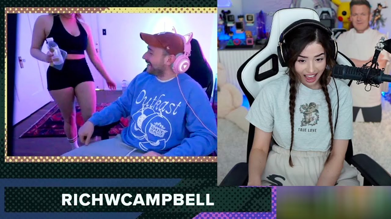 Pokimane is impressed by Rich Campbell dating Mia Malkova