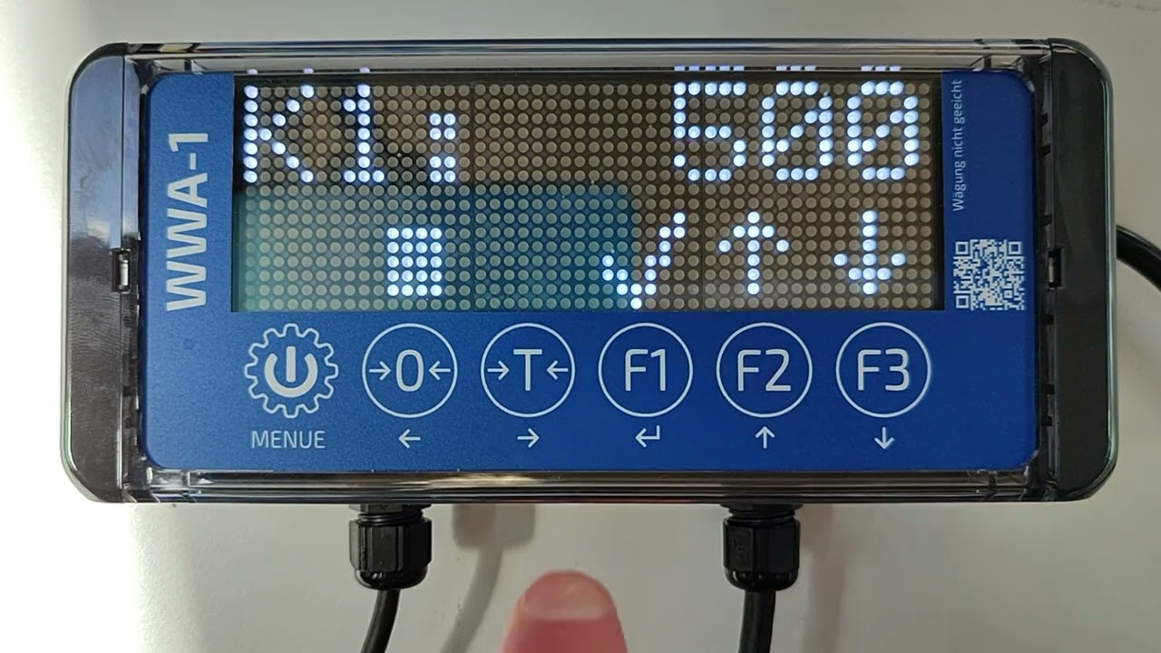 ELEKTRONIKWERK Dosierwaage WWA-1 Eindosiervorgang von 1 Komponente