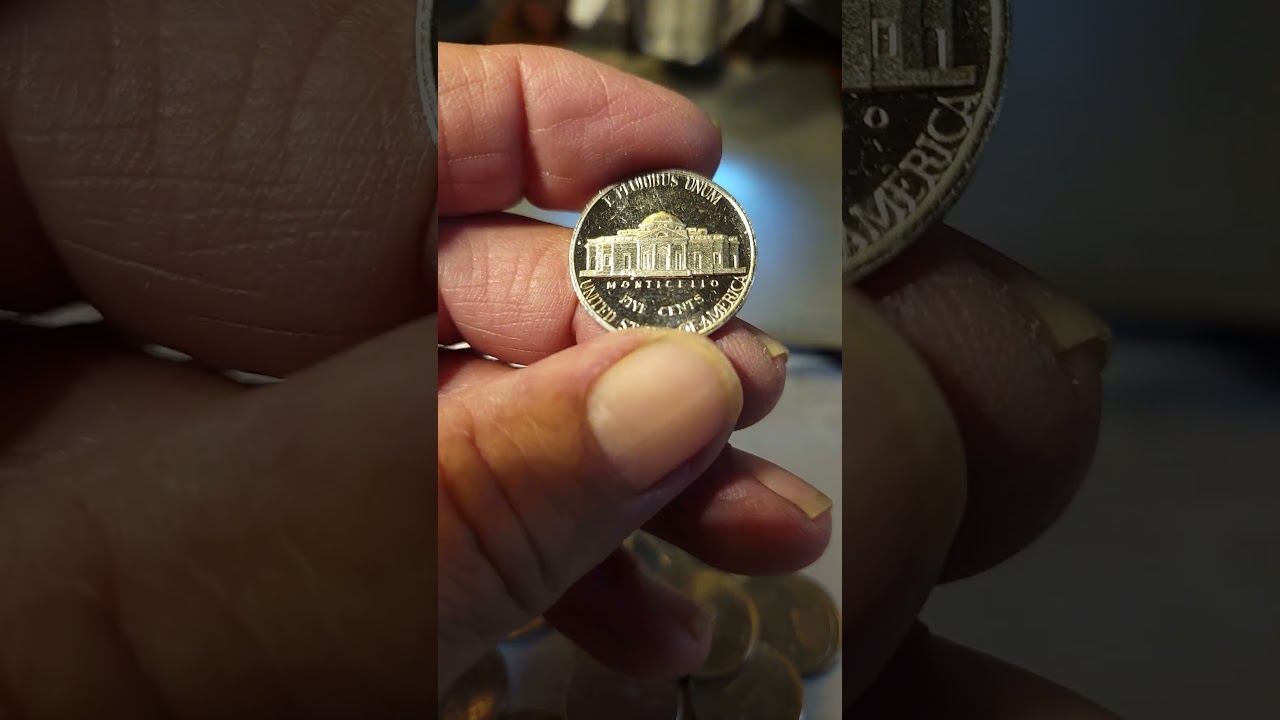1977 S proof Nickel in bag of Nickels.