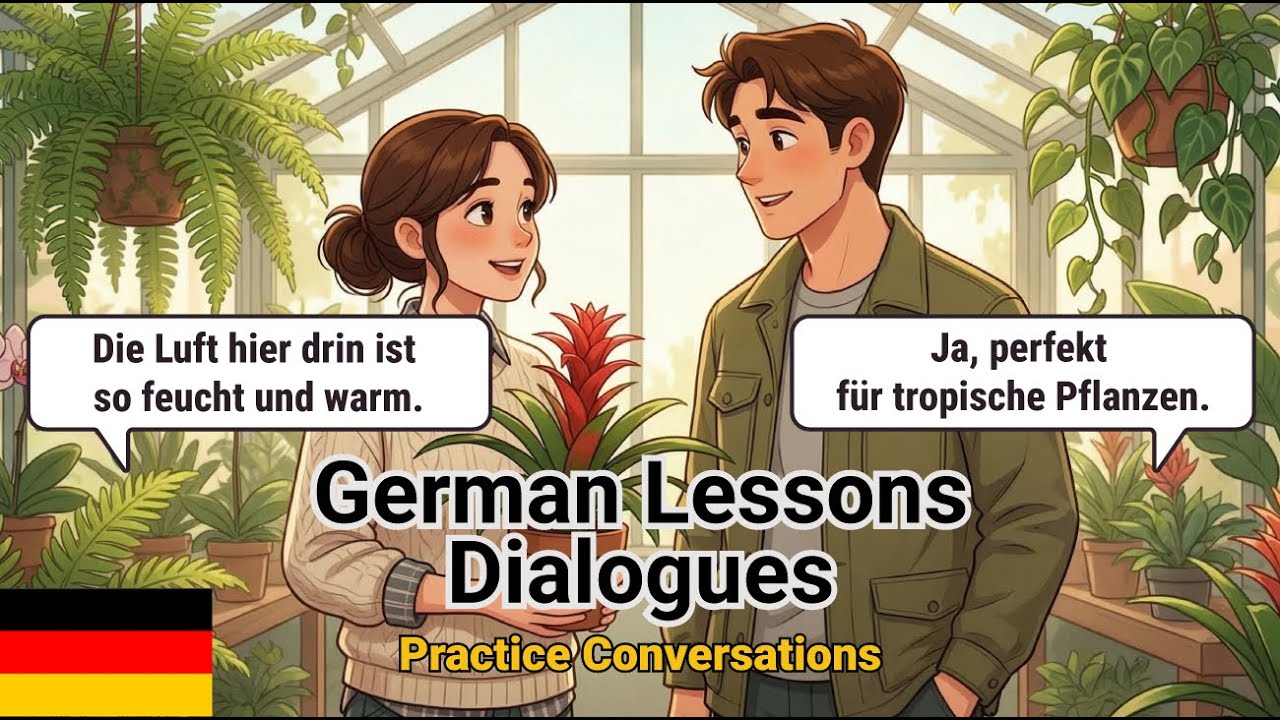 12 Easy German Conversations  (A2-B1)  |  Real Everyday German