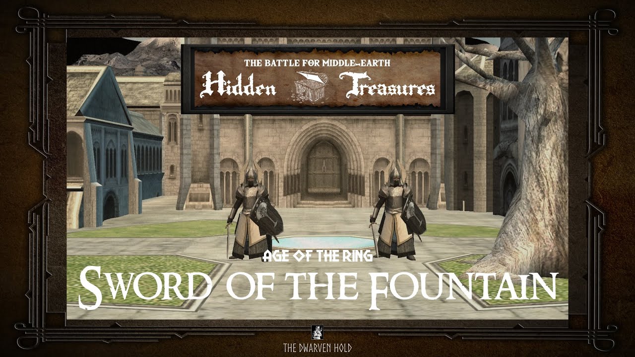 The Sword of the Fountain SECRET UNIT! | BFME Hidden Treasures | Age of the Ring mod