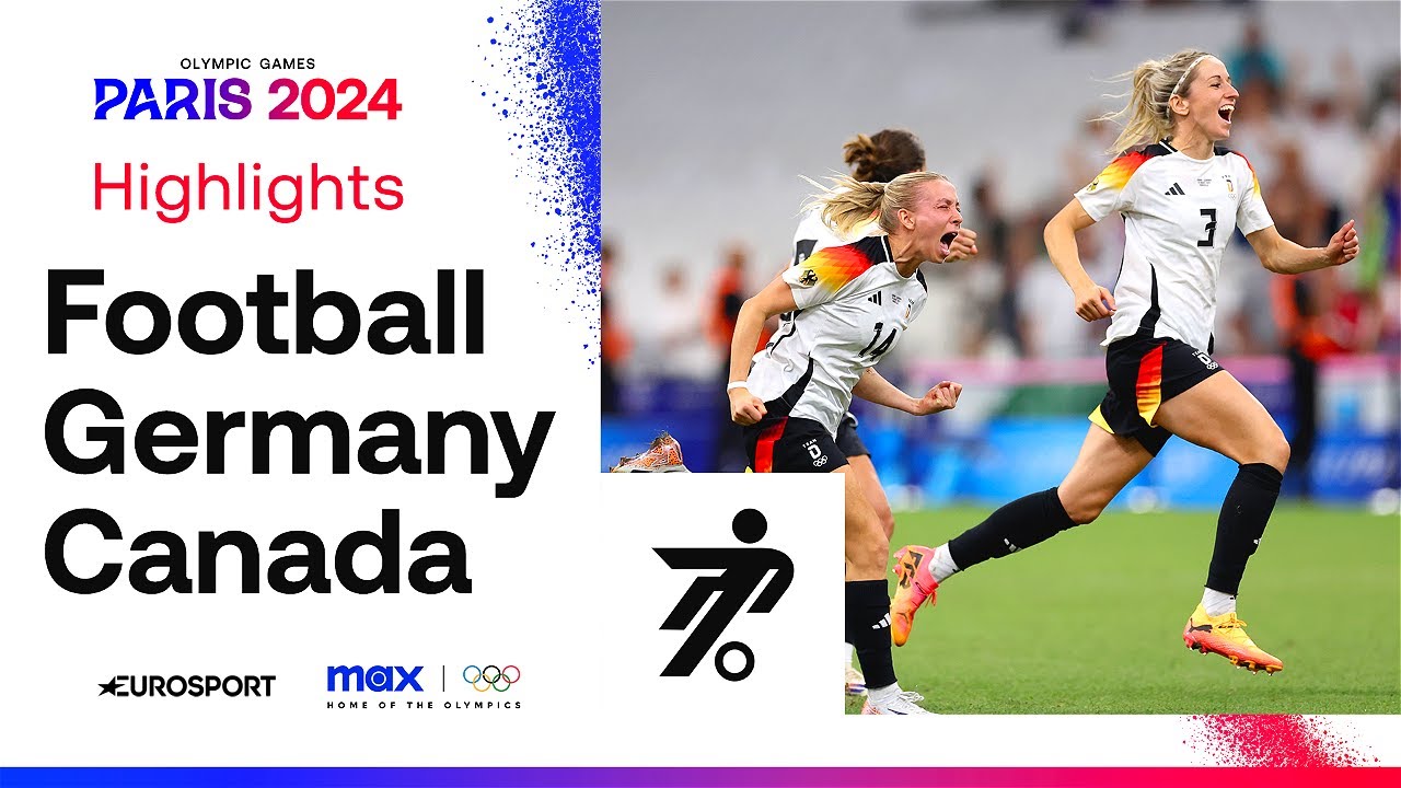 Germany 0-0 Canada (4-2 on pens) Women's Quarter-Final Football Highlights | #Paris2024