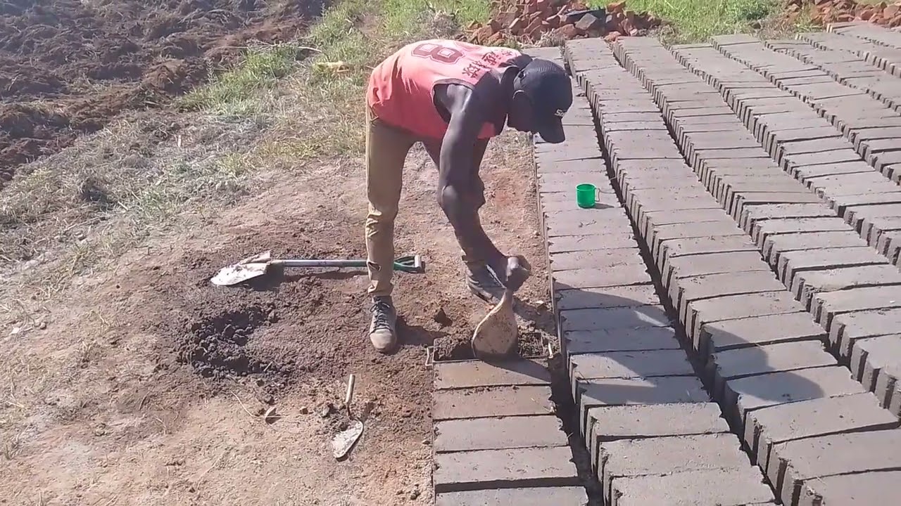 Making solid blocks locally in Africa 