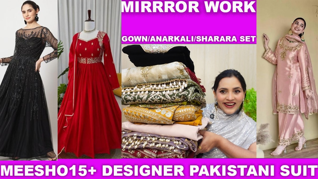 Meesho🥰 15+Partywear Premium Suit Haul || Pakistani Style Suit Sharara Anarkali Suit || New Arrival