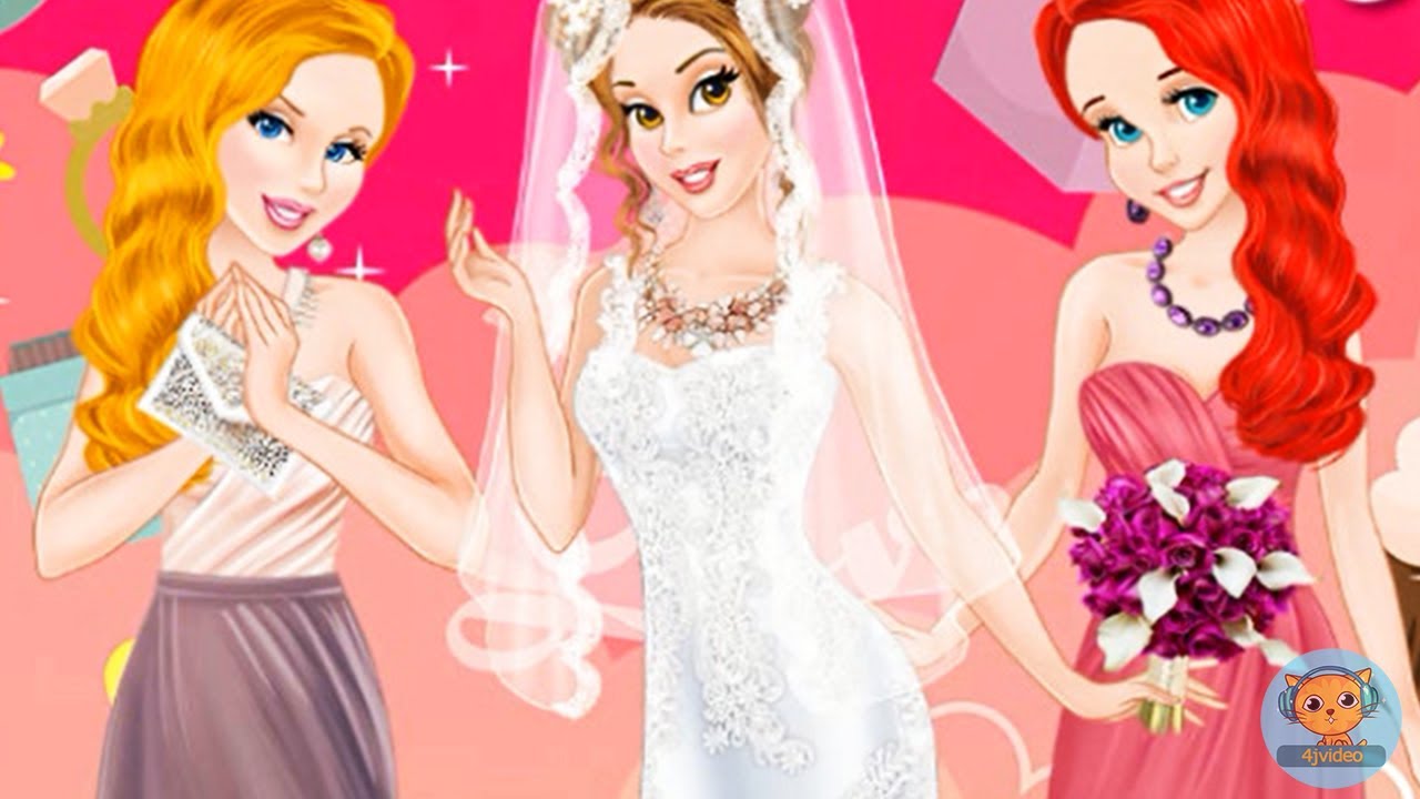 Wedding Shopping With Bridesmaids Disney Princess Videos For Girls - 4jvideo