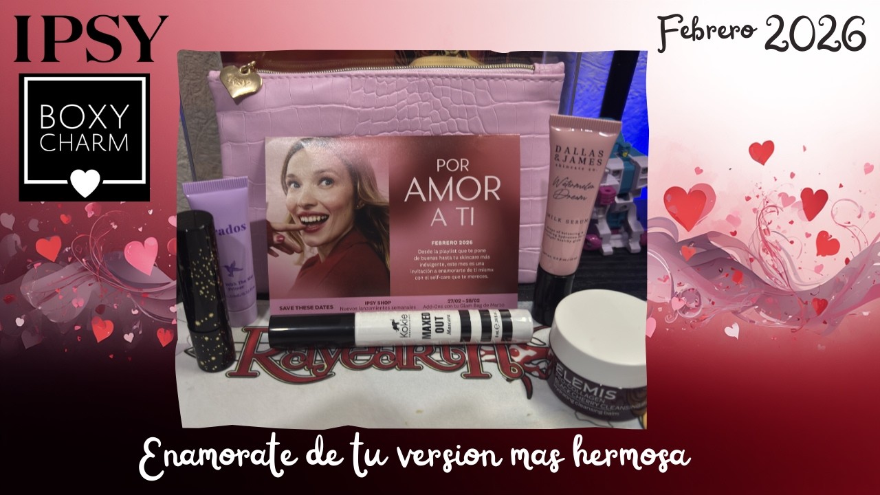Bolsita de maquillaje IPSY GLAM BAG Febrero 2026: 
