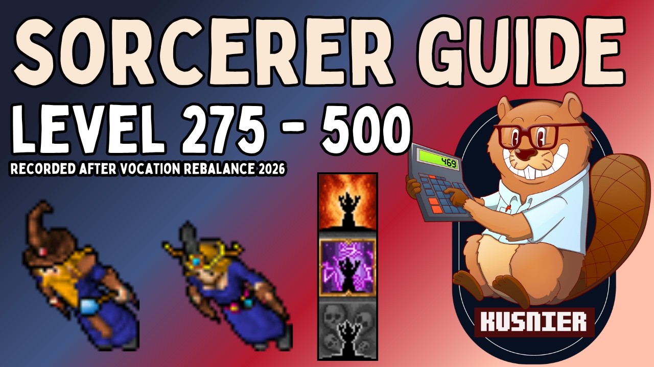 Sorcerer Guide Level 275 - 500 | Tibia