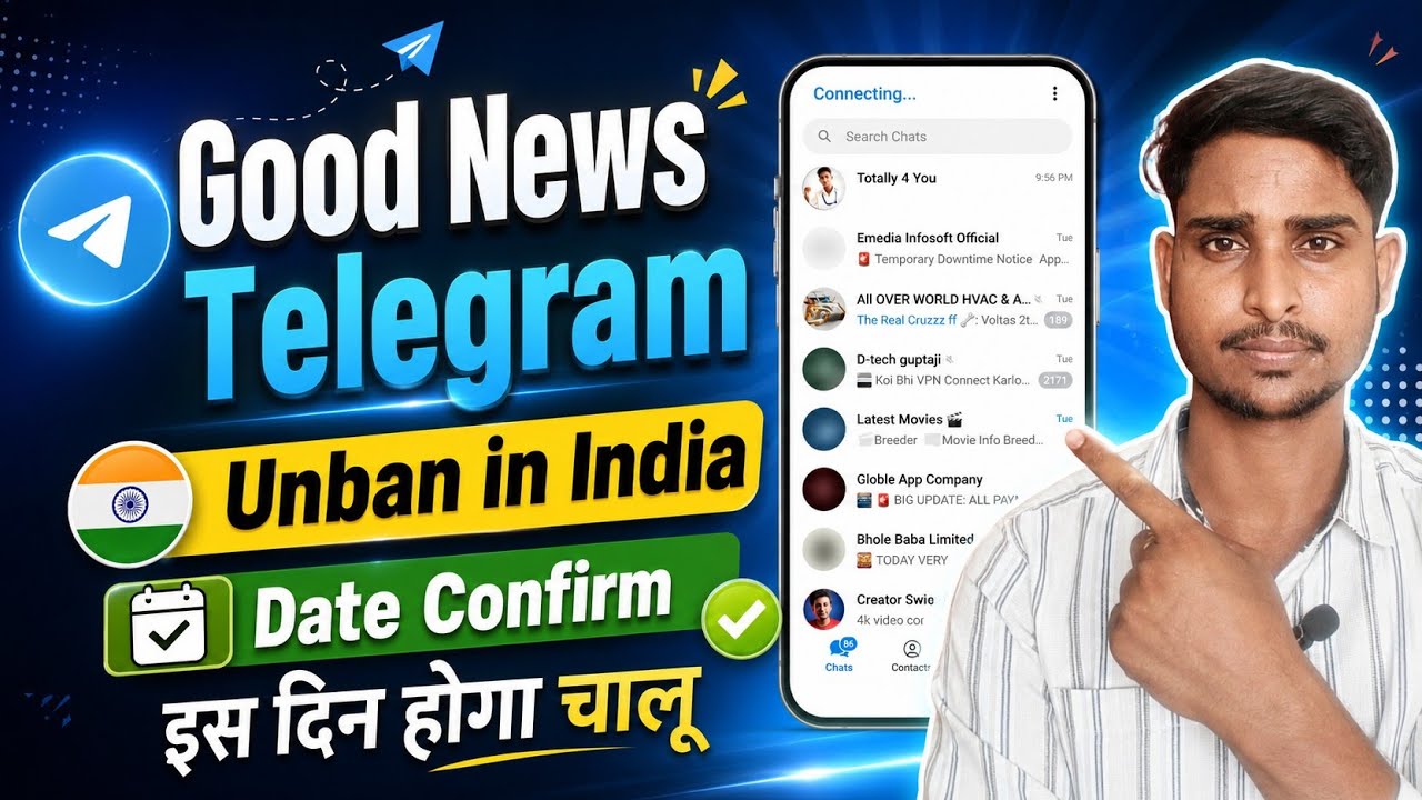 Telegram App Unban in India || Telegram ban news || totally 4 you 