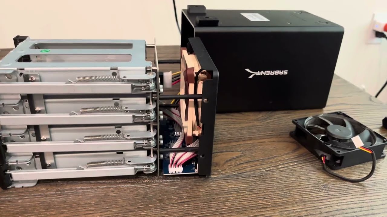 Swap Loud Annoying Fan on Sabrent 4-Bay USB-C Docking Station (Easy)