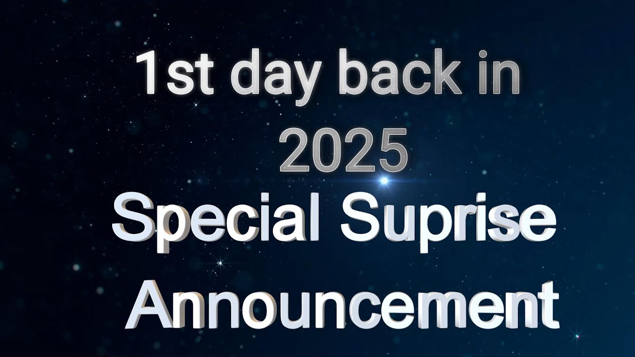 1st day back 2025