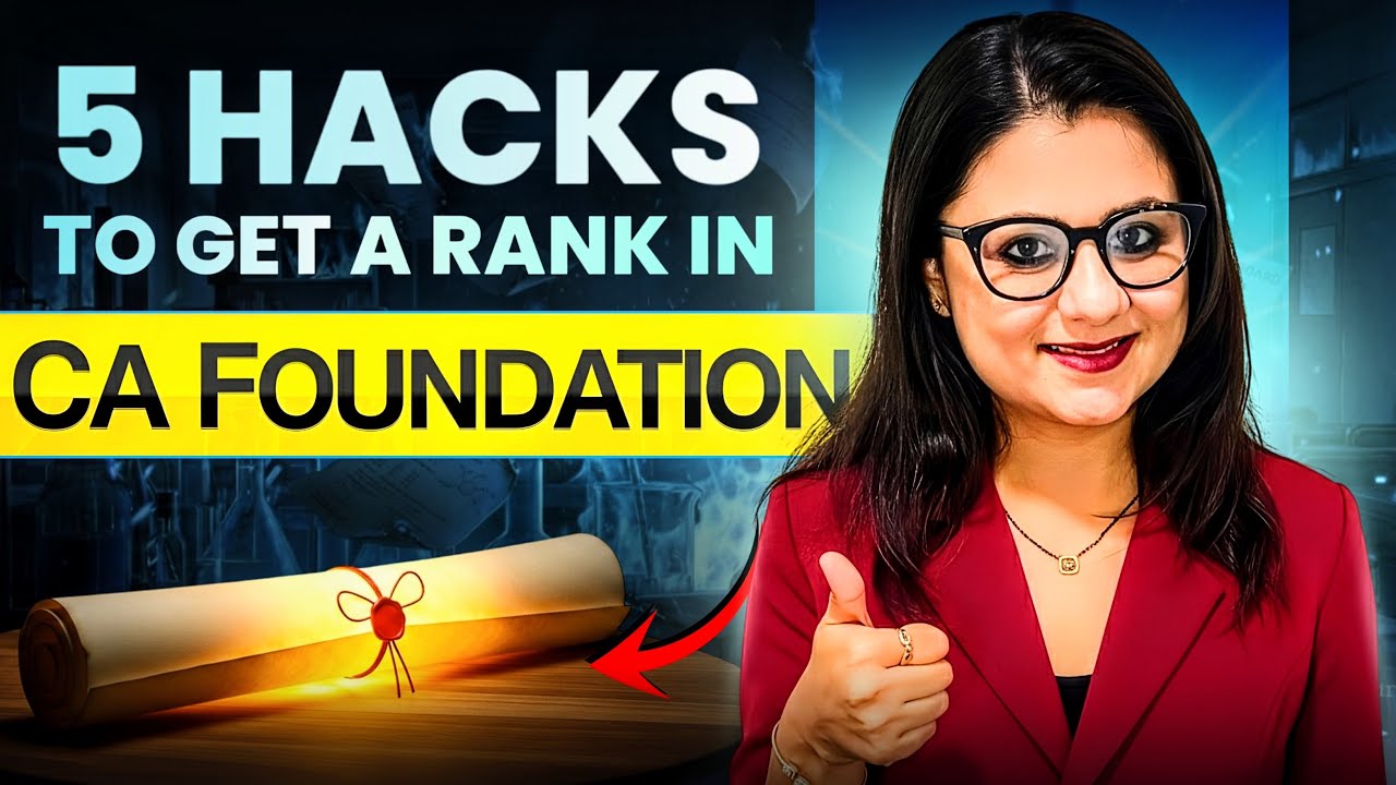 How To Get a Rank in CA Foundation in 2026?