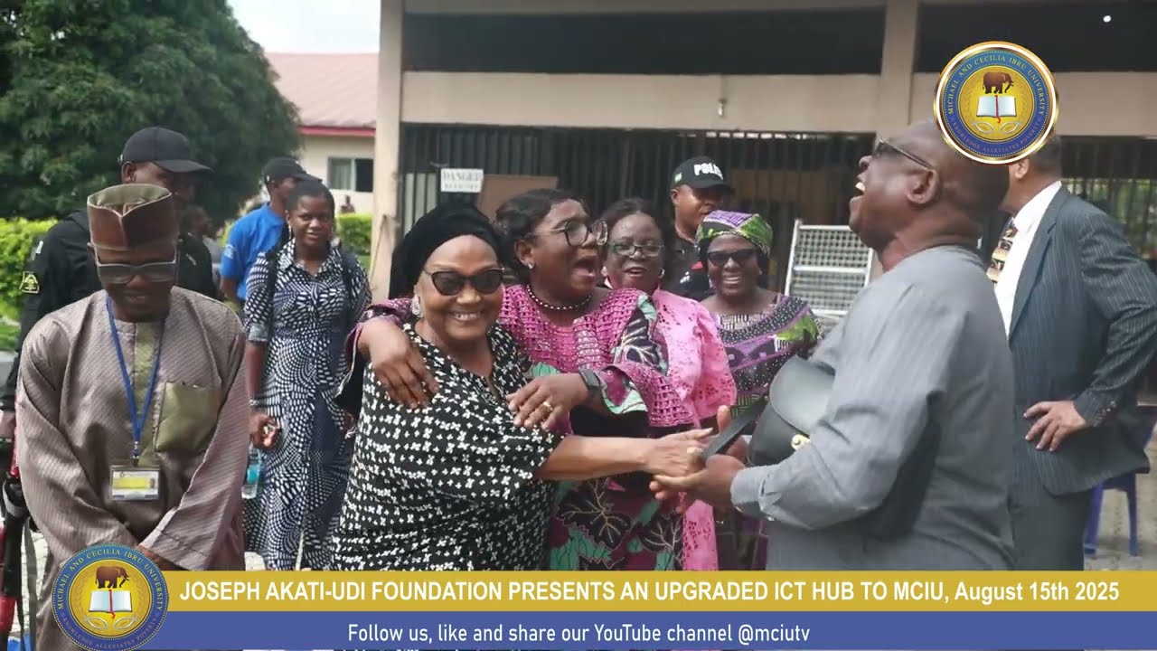 Joseph Akati Udi Foundation Upgrades ICT Hub at Michael and Cecilia Ibru University.