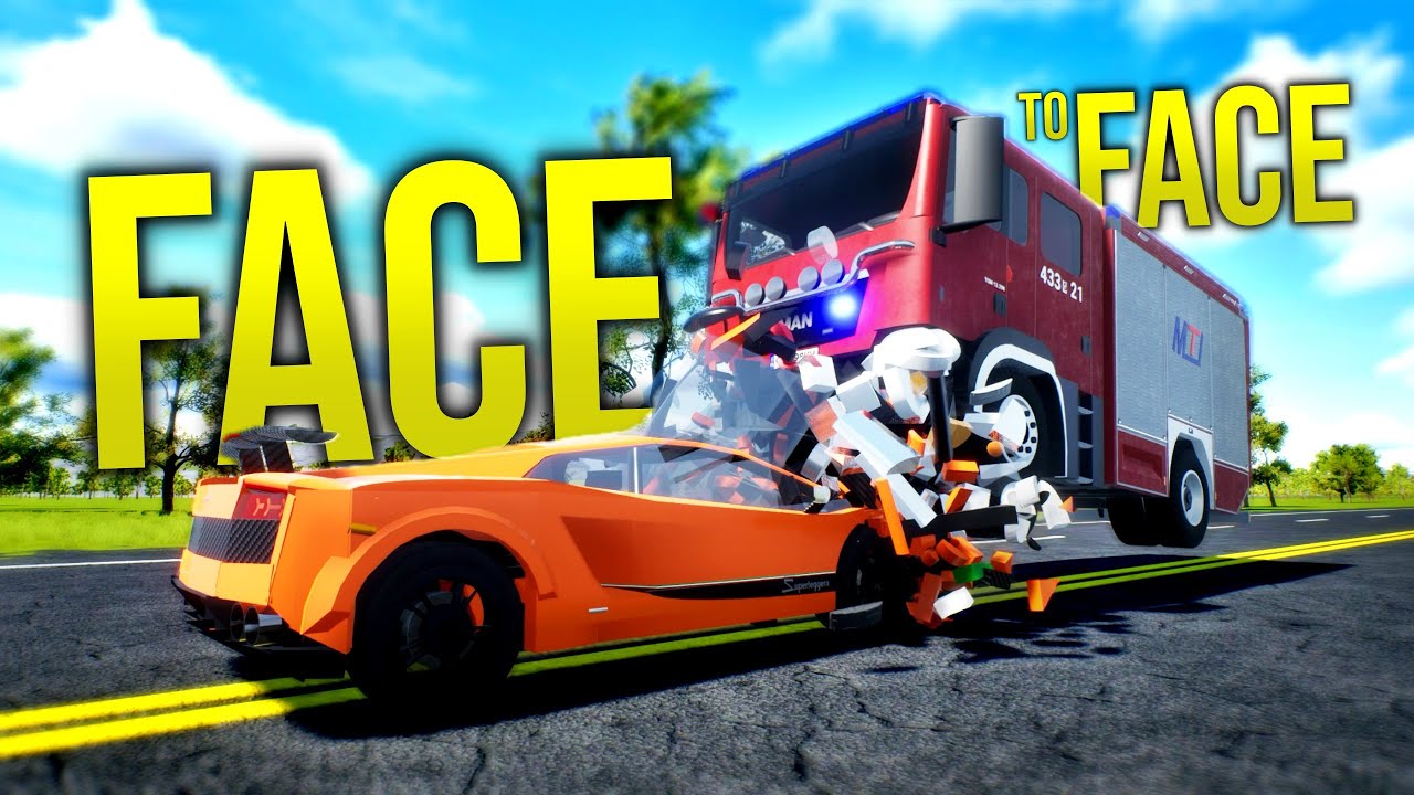 FACE to FACE 💥 TESTY ZDERZENIOWE w Brick Rigs