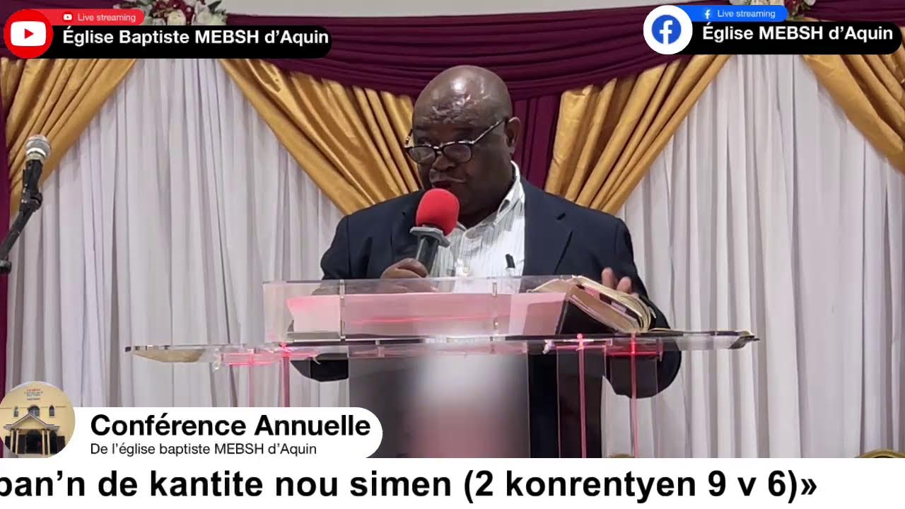 3ème soirée conférence annuelle de l’Eglise baptiste d’Aquin