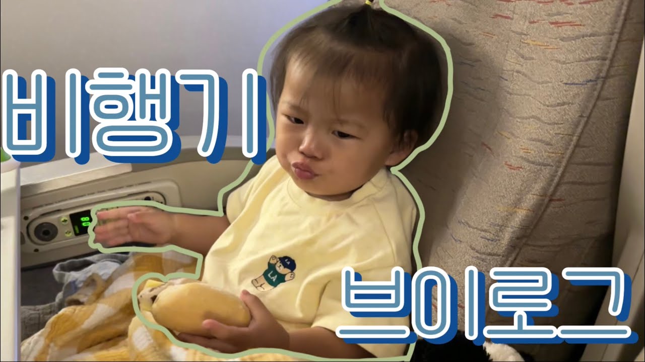 17개월 라니의 첫 단기간 & 장기간 한국행 비행... 리얼 찐리얼 비행 브이로그