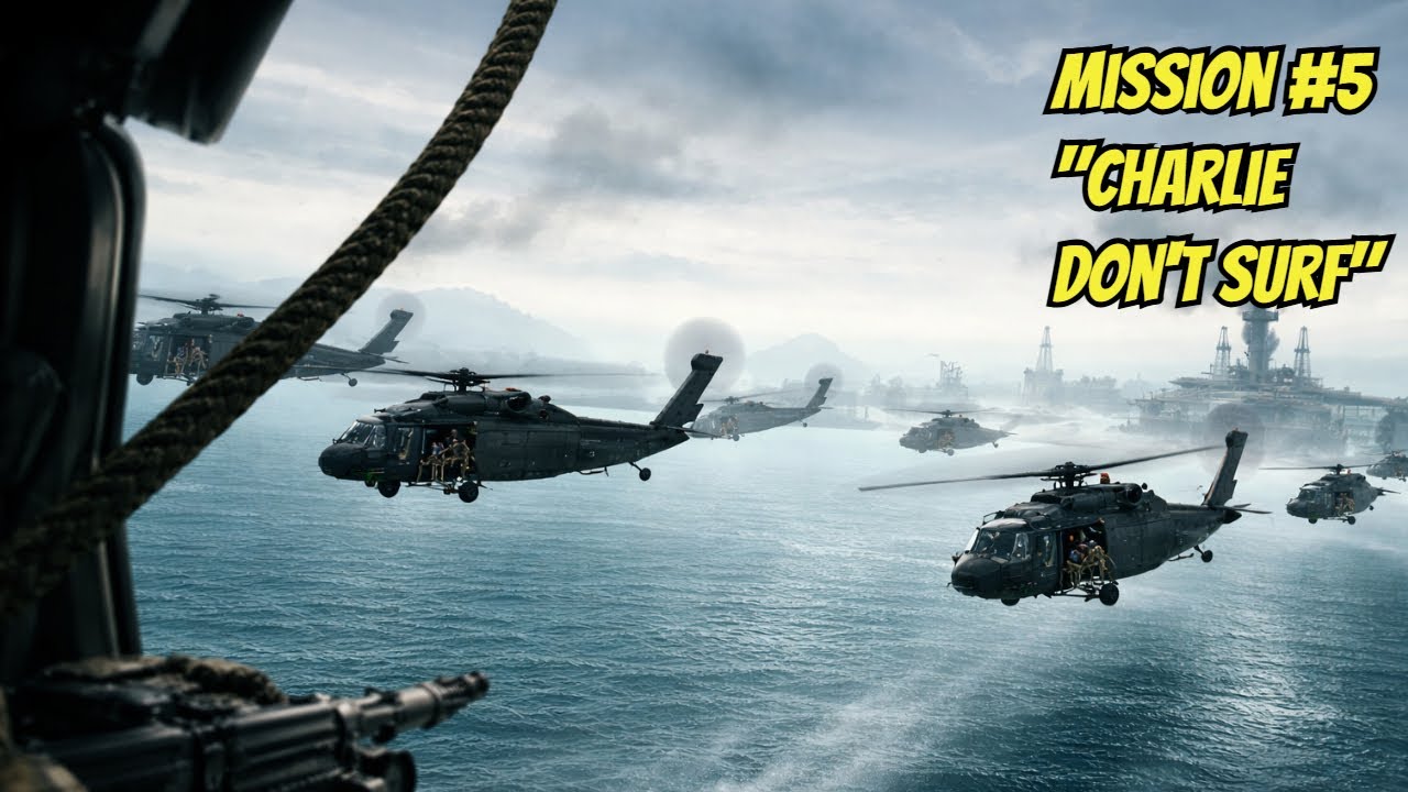 COD4: Modern Warfare — Charlie Don’t Surf (Helicopter Insertion | US Invasion | No Commentary)