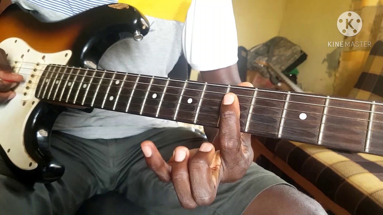 Chief Stephen Osita Osadebe's song Nyen obi gi- guitar tutorials by Odehyie Keff