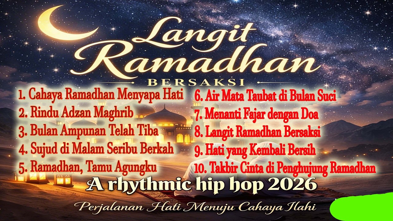 Langit Ramadhan Bersaksi 🌙 | Album Lagu Islami Romantis & Puitis Terbaru 2026 |