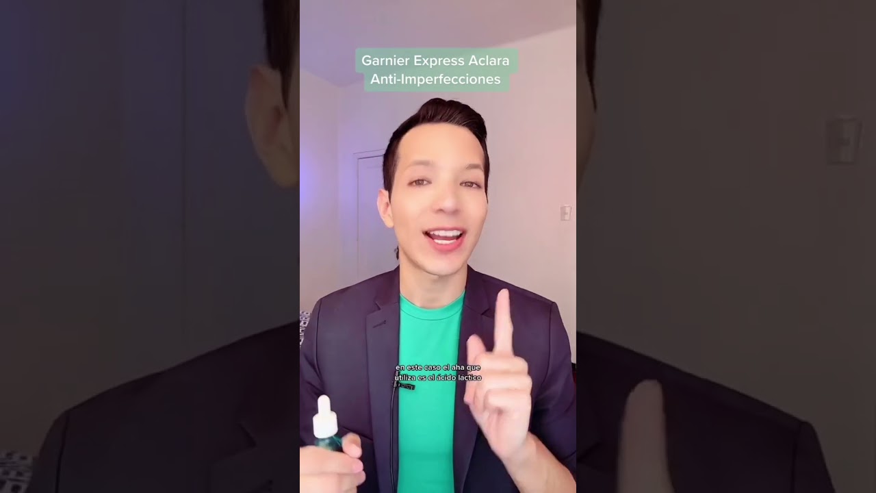 Garnier express aclara serum anti imperfecciones para piel grasa y acn&eacute; #skincare #belleza #tips