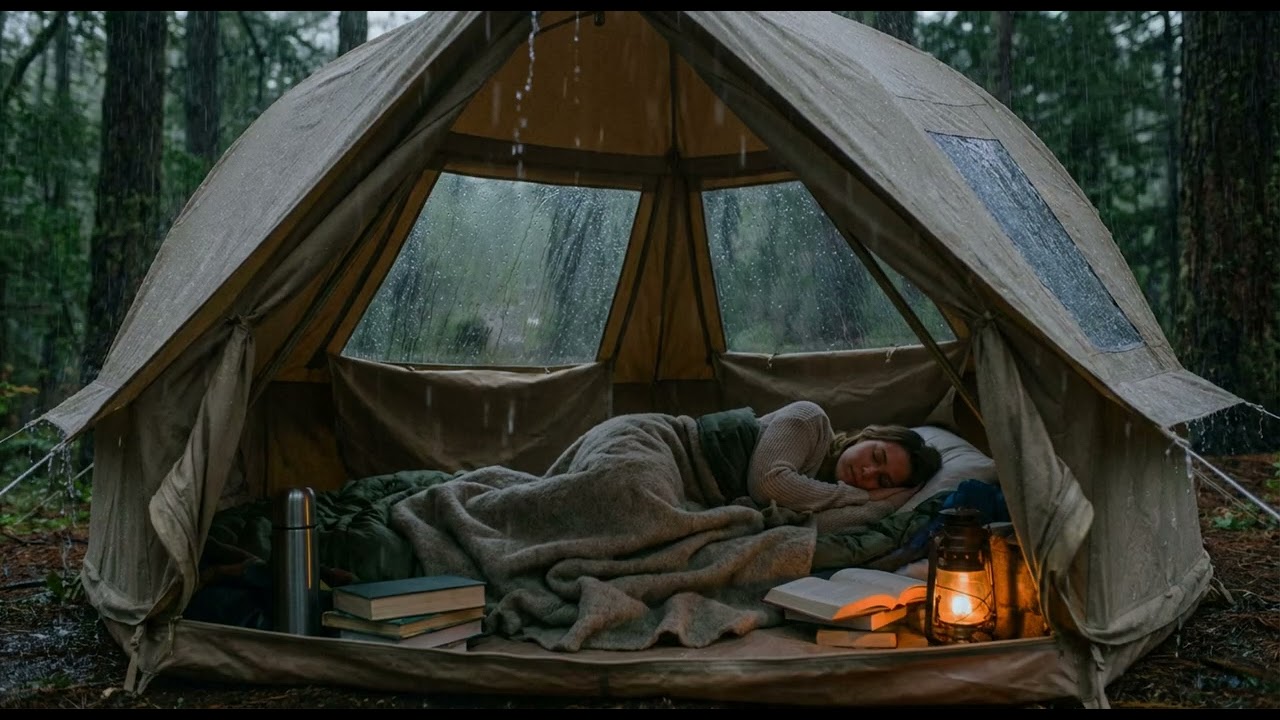 Rain on Tent for Deep Sleep 🌧️