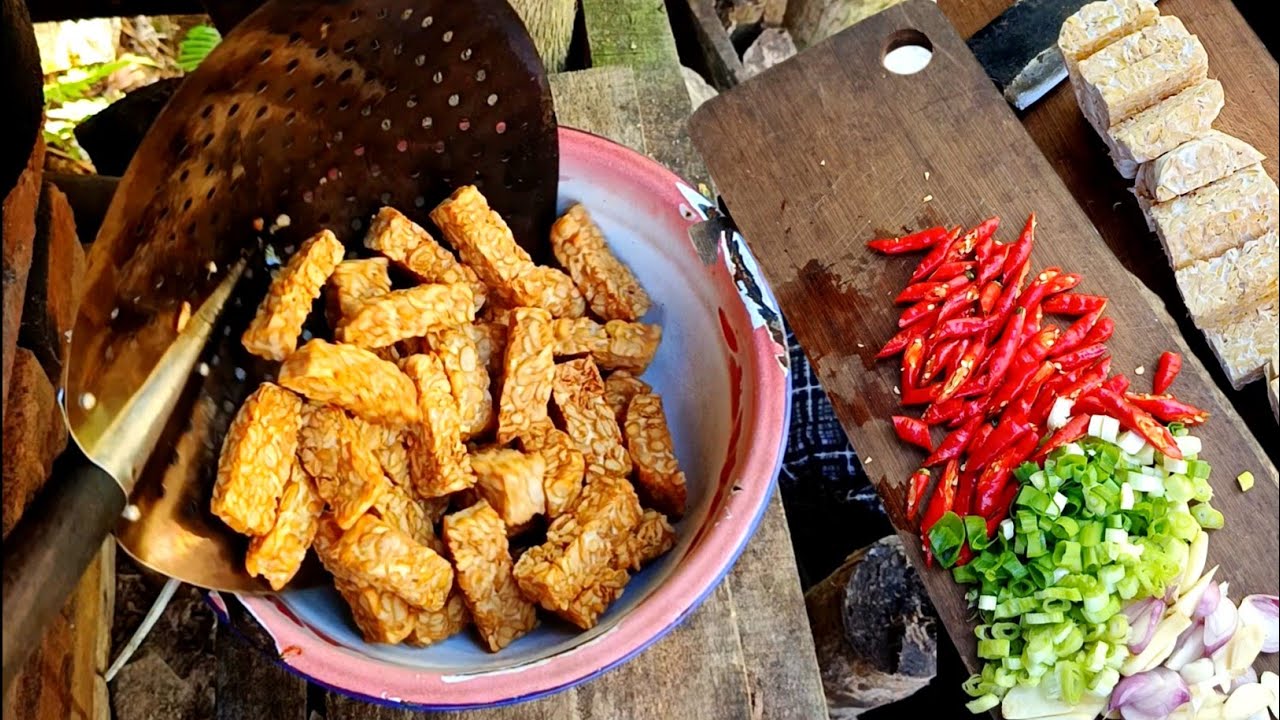 Orak arik tempe tanpa sayur cocok dimakan sewaktu lapar