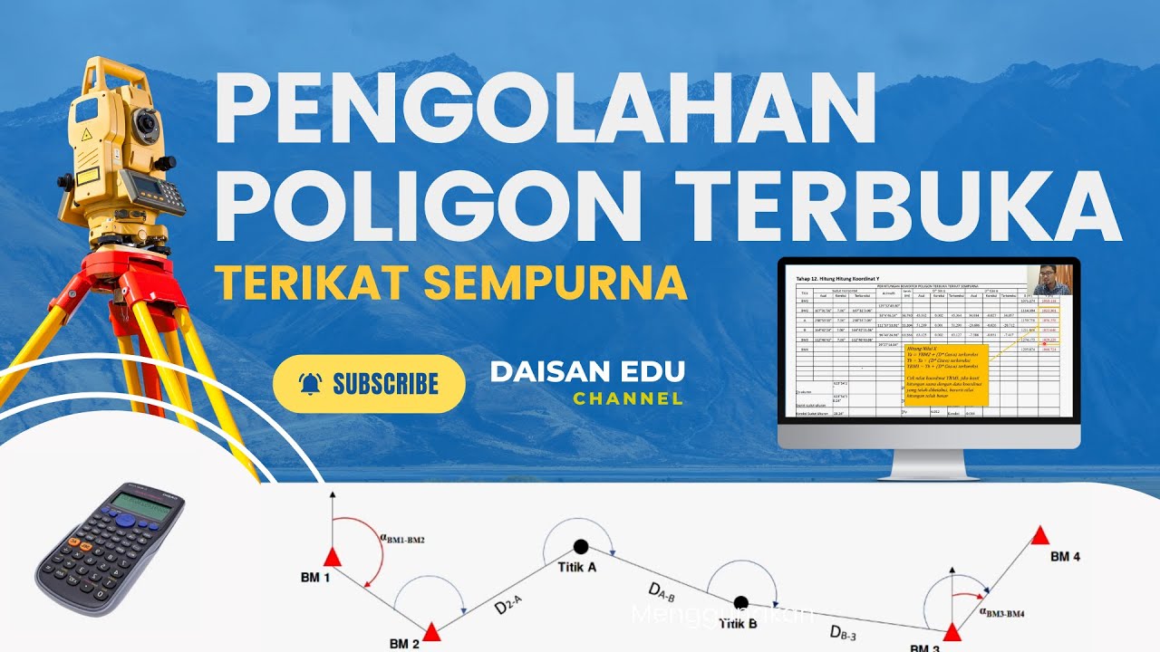 Modul Pengolahan Poligon Terbuka