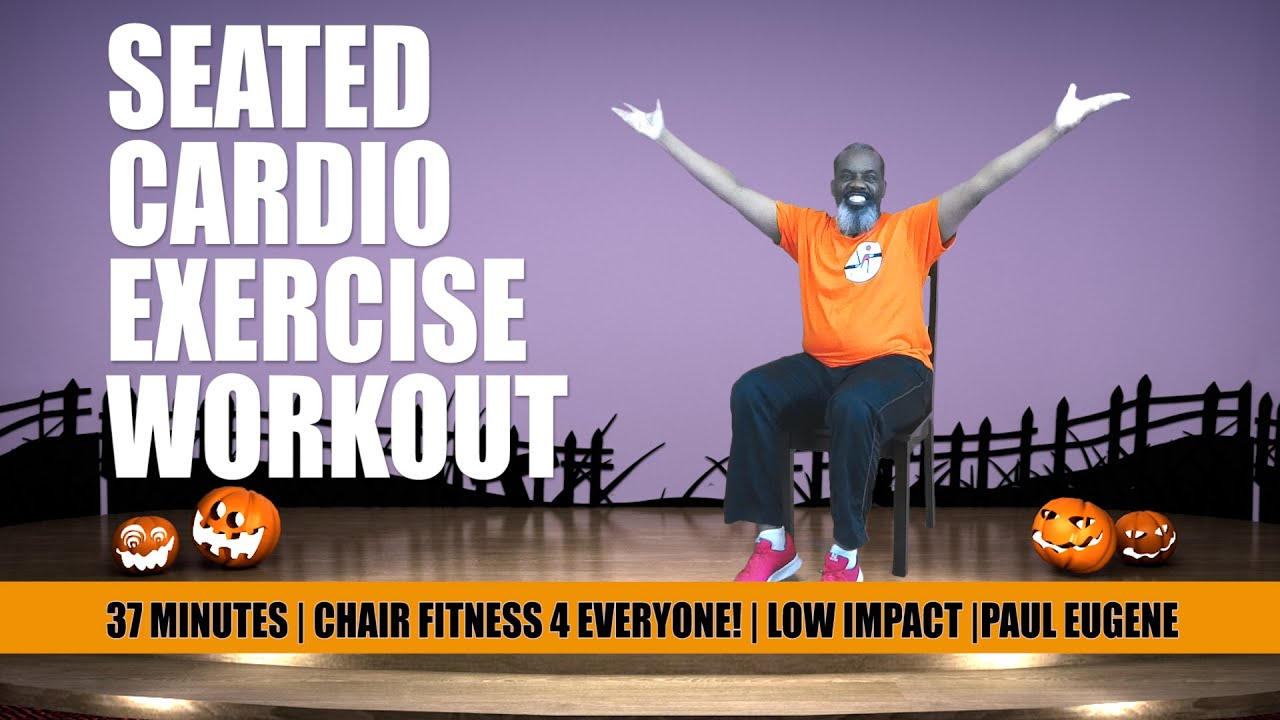 Seated Cardio Exercise Workout | 37 Minutes | Low Impact Chair Fitness 4 Everyone | Sit Get Fit!