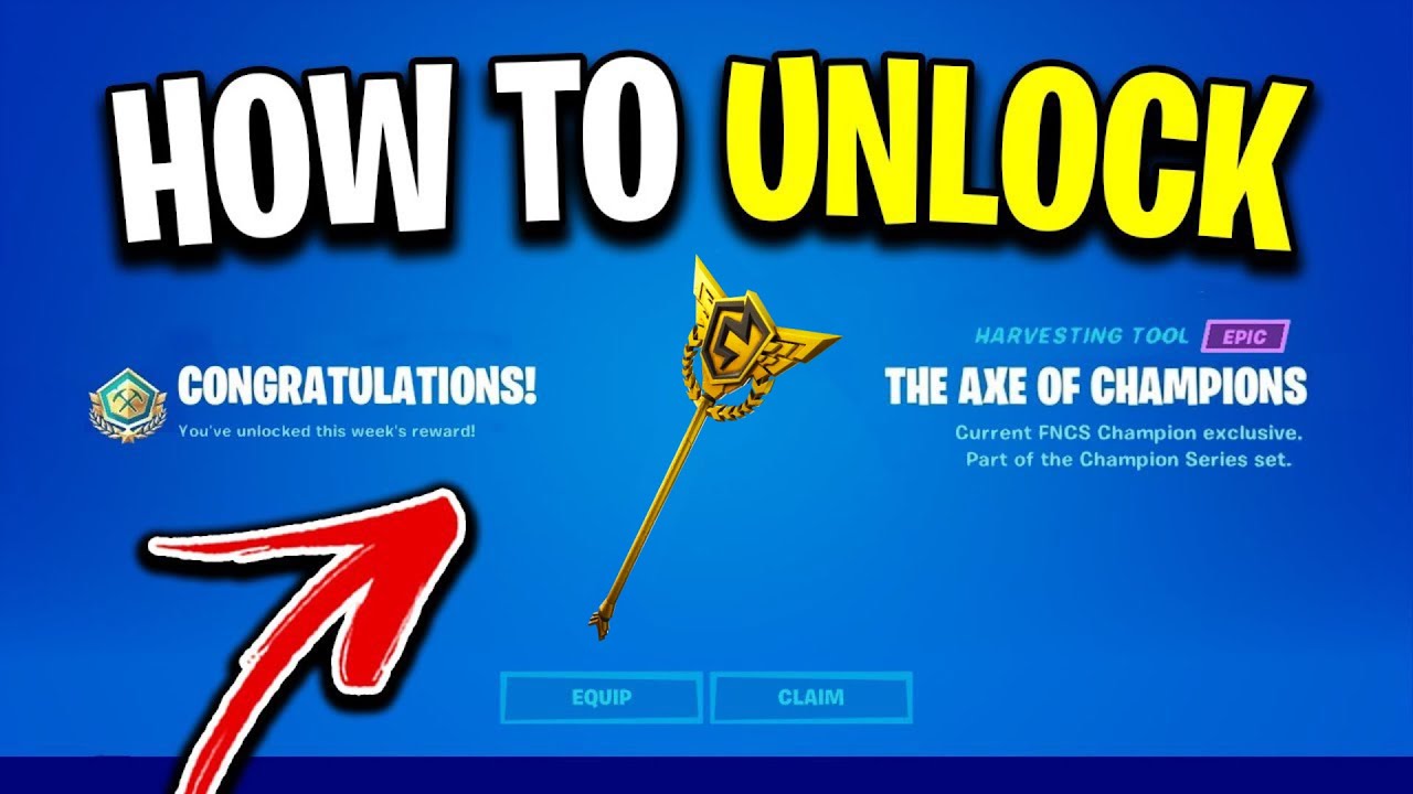 How to get the *OG* FNCS Pickaxe in Fortnite (WORKING 2025)