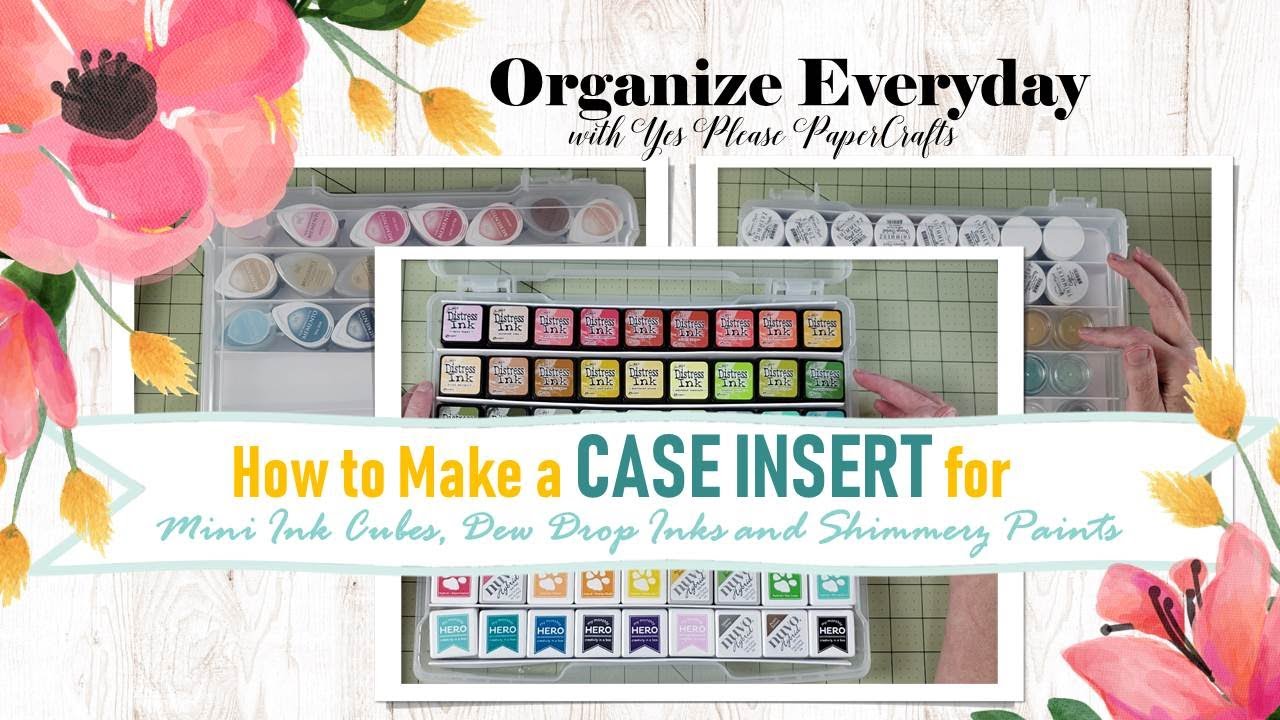 Organize Everyday | Mini Ink Cube Divider Insert for Slim Project Case